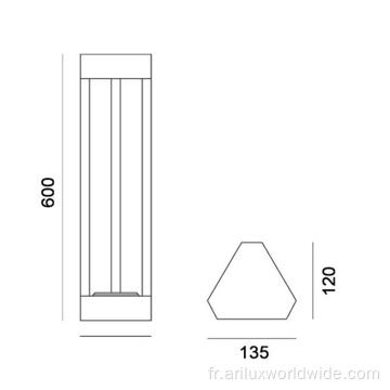 Lumières de jardin extérieures directes d&#39;usine 7w